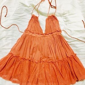 Free People ruffle dress